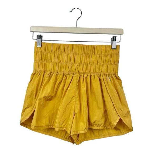 * Free People Movement The Way Home Shorts in "Gold" Yellow Size S - Picture 5 of 10